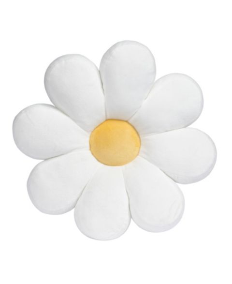 Детская мягкая игрушка Lambs & Ivy Sweet Daisy 12.5" Decorative Pillow Plush, цвет: Белый