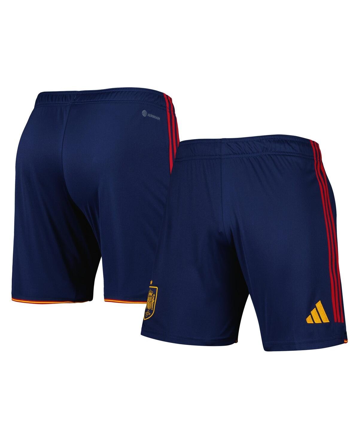 Shop Adidas Originals Men's Adidas Navy Spain National Team Aeroready Replica Shorts