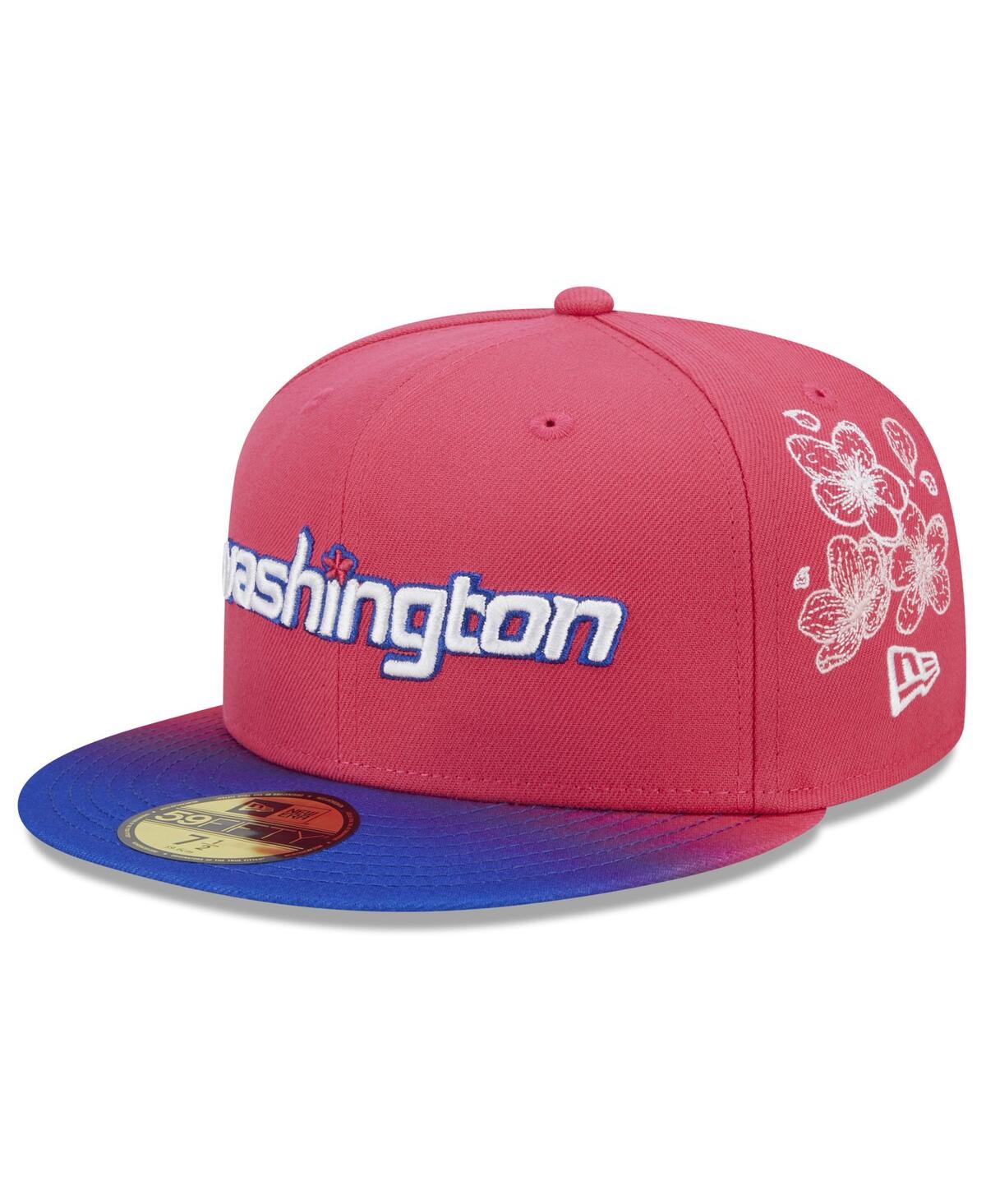 Shop New Era Men's  Pink Washington Wizards 2022/23 City Edition Official 59fifty Fitted Hat