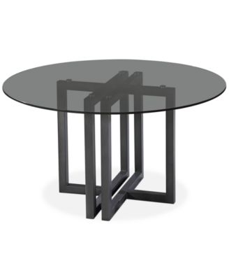 Emila Round Glass Dining Table, Created for Macy's