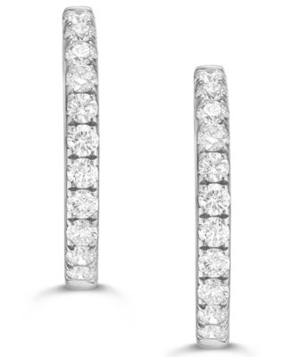 Diamond Hoop Earrings (5/8 ct. t.w.) 