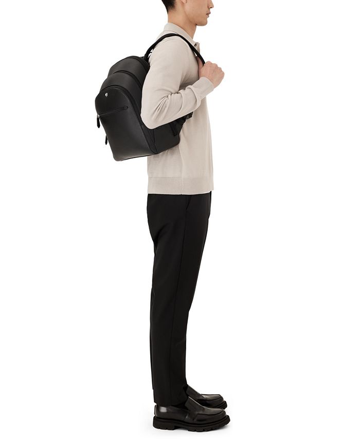 MONTBLANC LEATHER MOD. SARTORIAL MEDIUM BACKPACK 3 COMPARTMENTS - 33X40X13