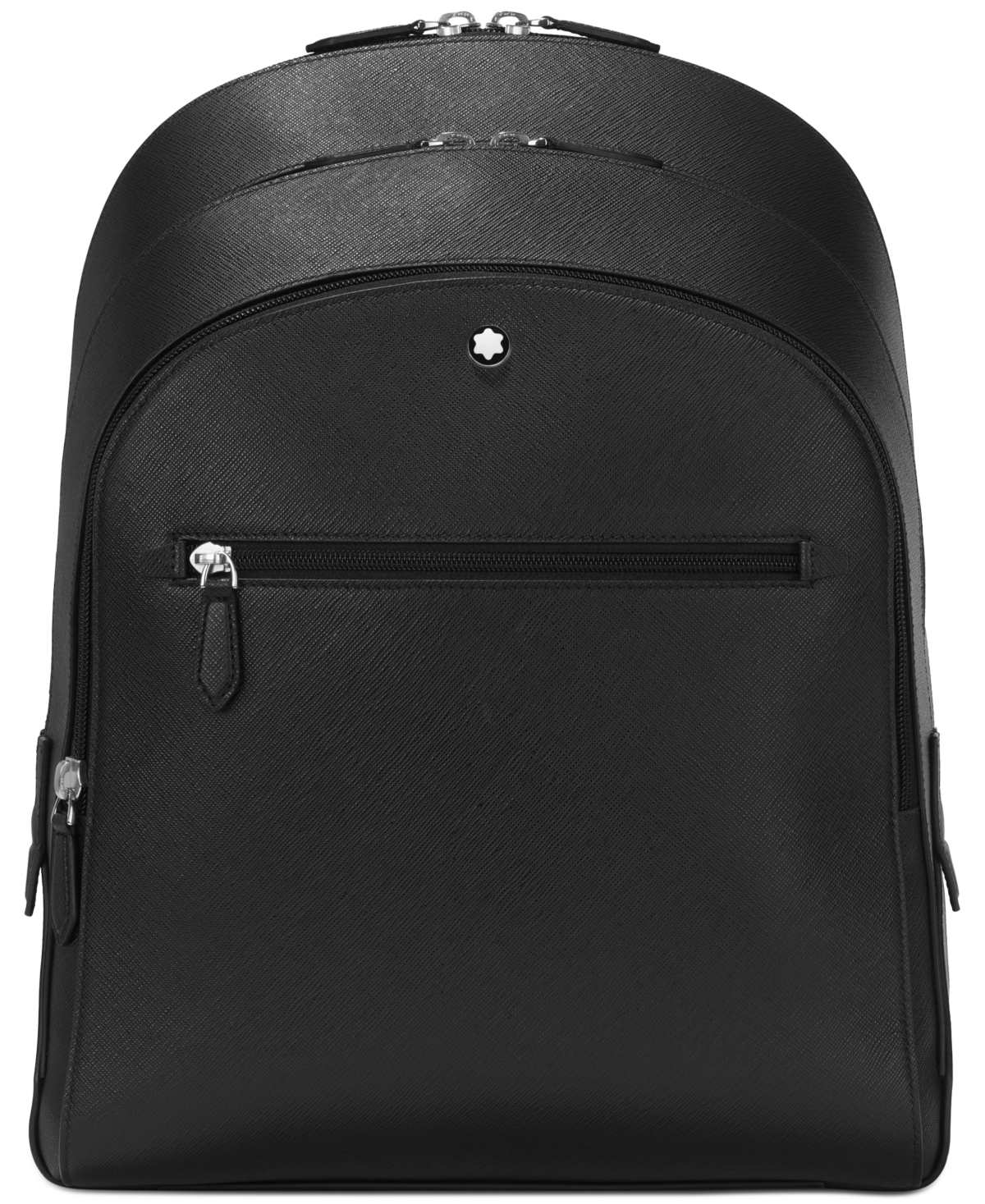 Sartorial Medium Leather Backpack - Black
