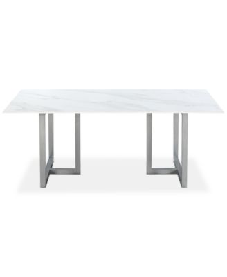 Emila Rectangular Sintered Stone Dining Table, Created for Macy's