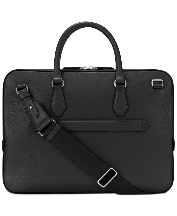 Montblanc Sartorial Leather Briefcase Document Case - Macy's