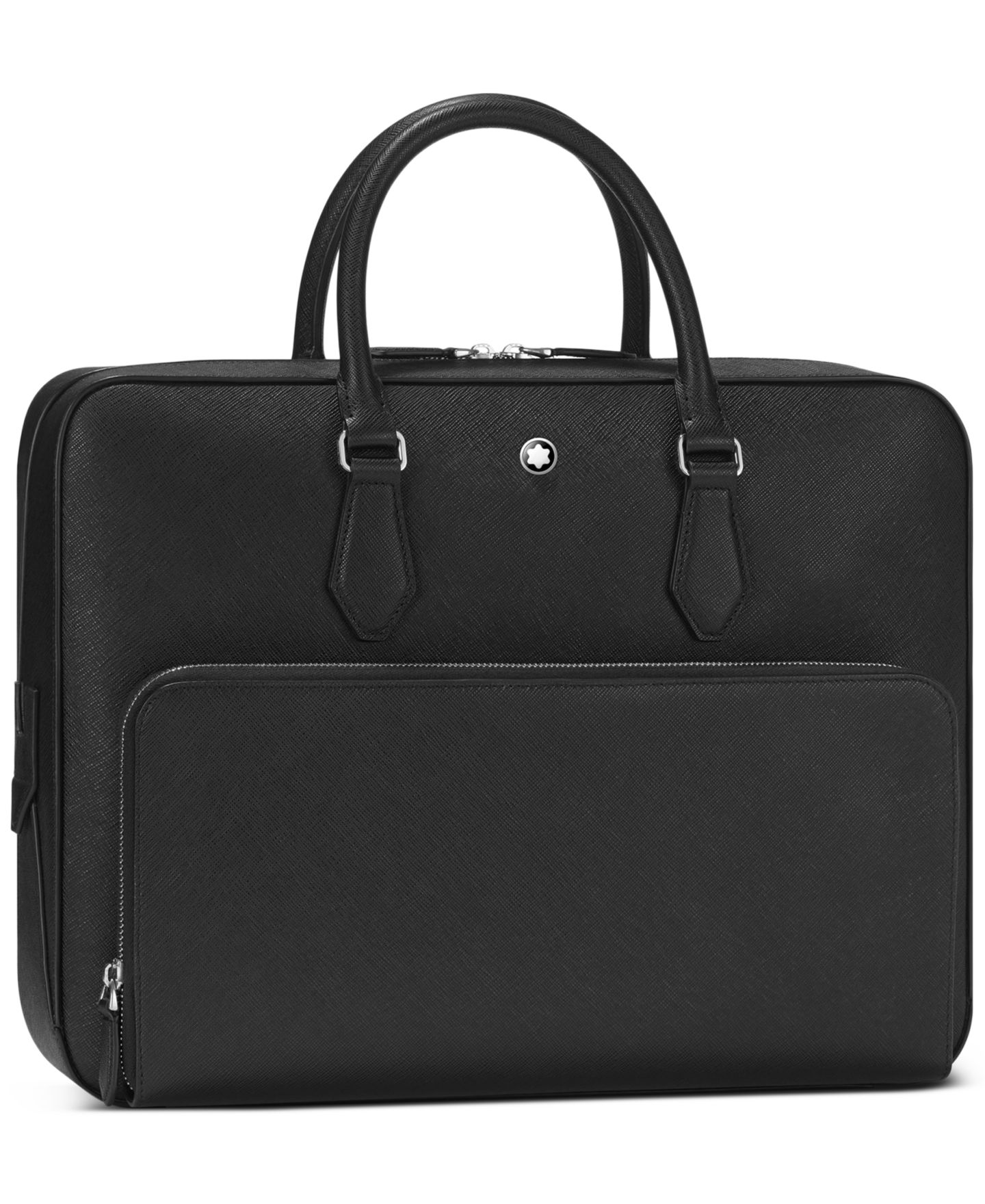 Мужская сумка Montblanc Sartorial Medium Leather Briefcase Document Case — фото 3