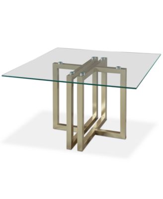 Emila Square Glass Dining Table, Created for Macy's