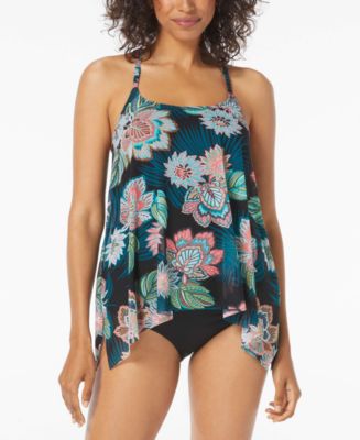 Coco Reef Current Mesh Tankini Top Size 32D main image 1