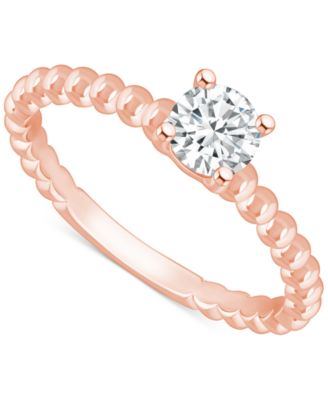 Diamond Engagement Ring (1/2 ct. t.w.) in 14k White, Yellow or Rose Gold