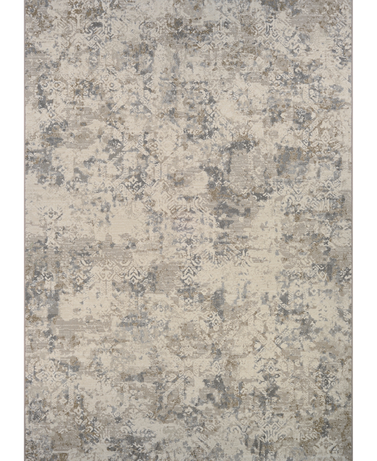 Couristan Easton Antique Lace 6'6in x 9'6in Area Rug - Beige, Gray