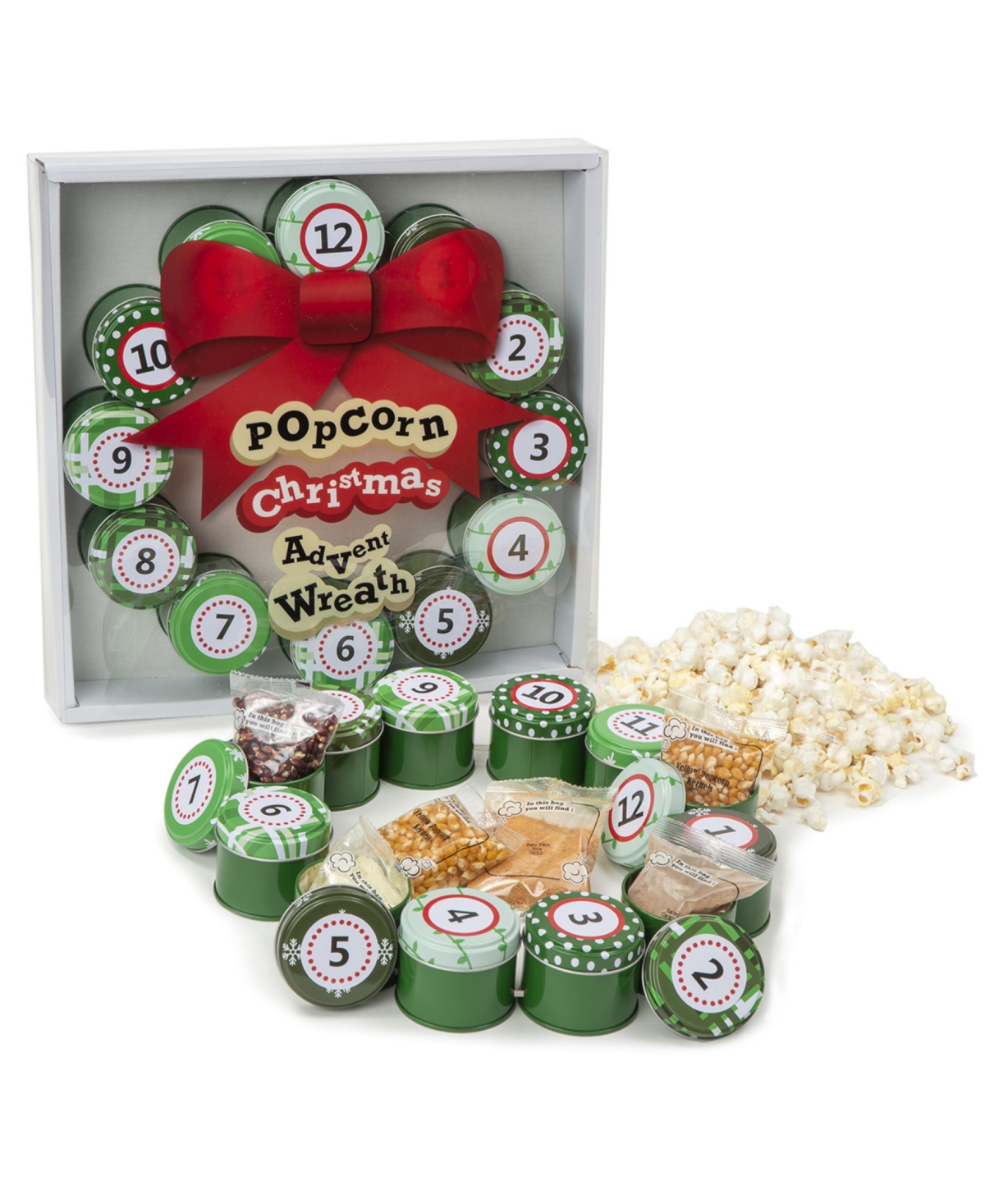 Wabash Valley Farms 12 Days of Popcorn Whirley Popper Set