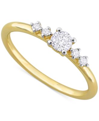Macy's - Diamond Anniversary Ring (1/3 ct. t.w.) in 14k Gold