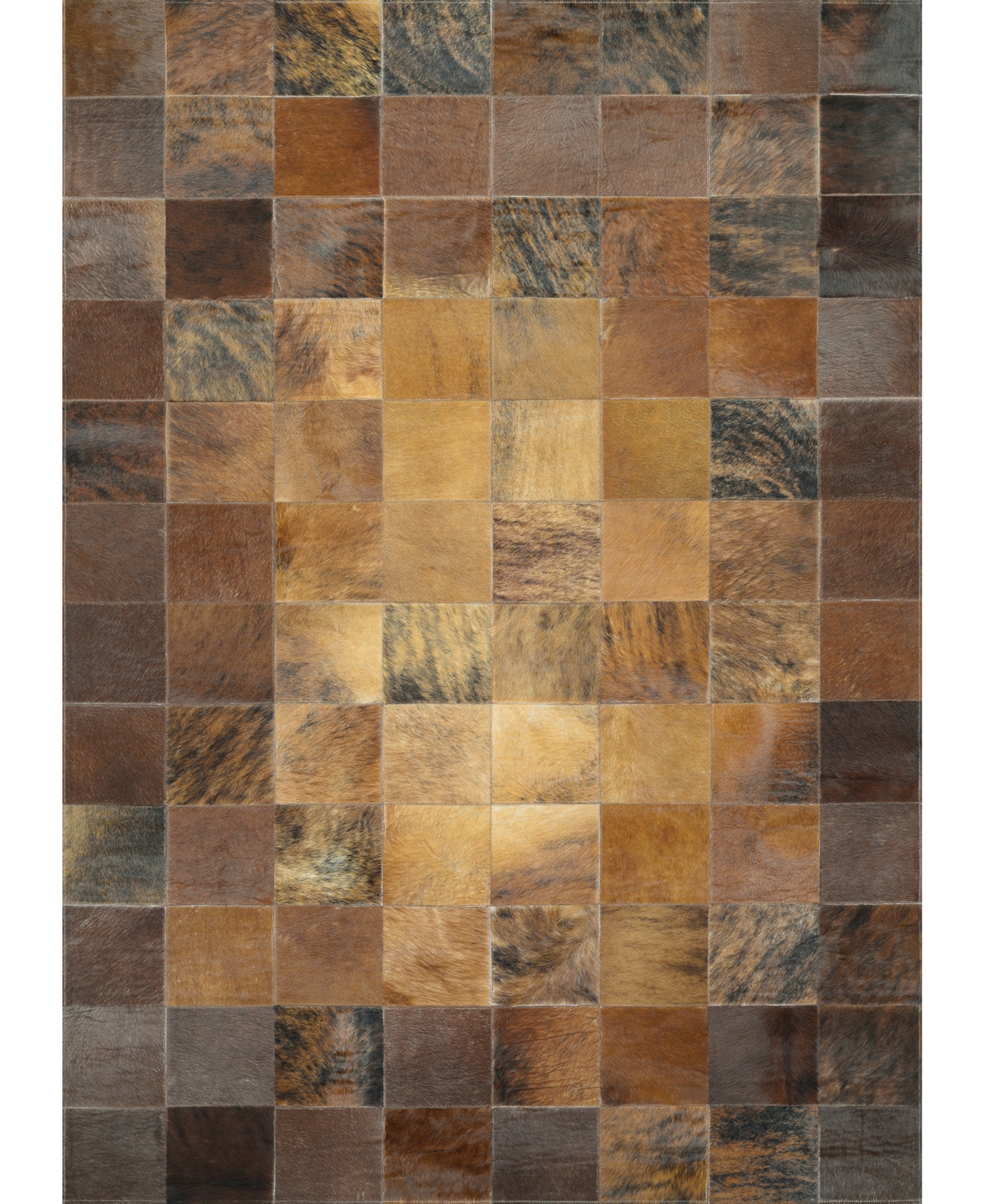 Couristan Chalet Tile 5'6" X 8' Area Rug In Brown