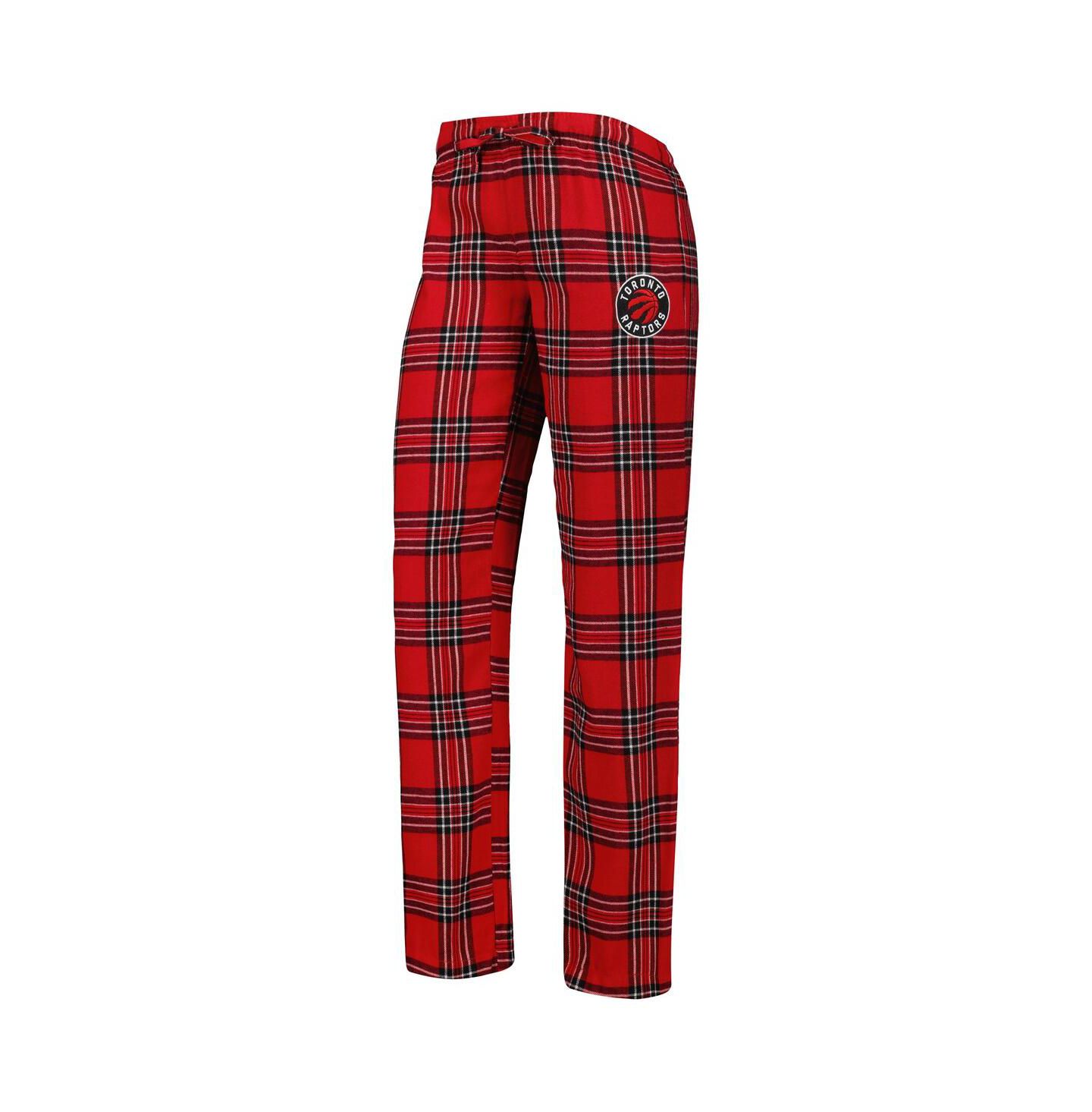 Concepts Sport Women's Red, Black Toronto Raptors Badge T-shirt and Pajama Pants Sleep Set — фото 2