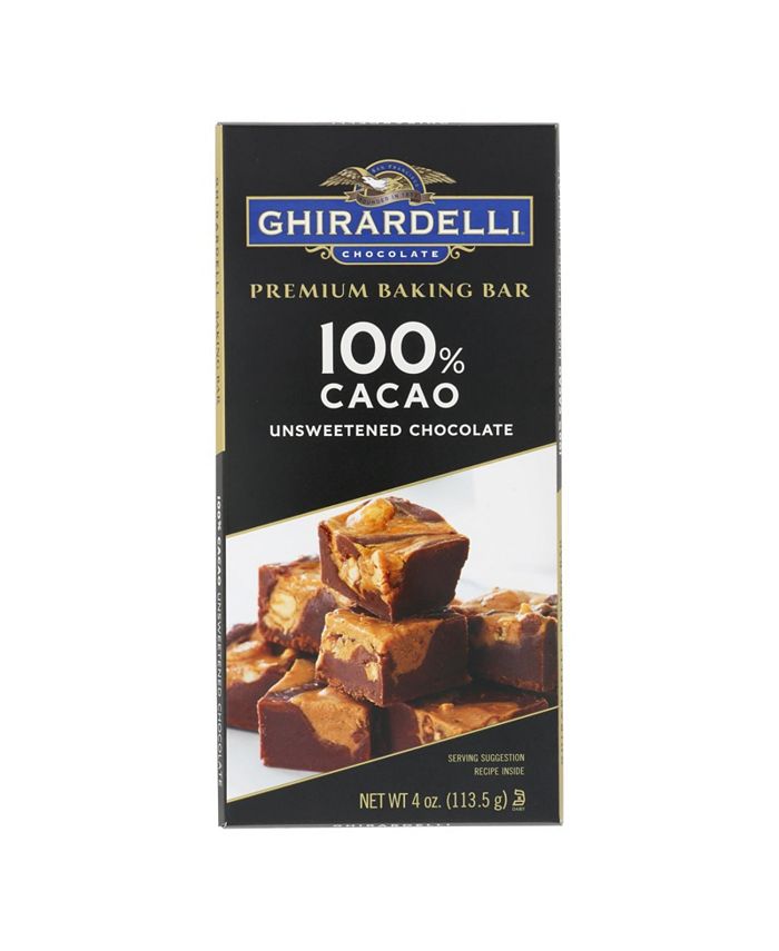 Ghirardelli Nature's Ghirardelli Premium Baking Bar 100 Cacao
