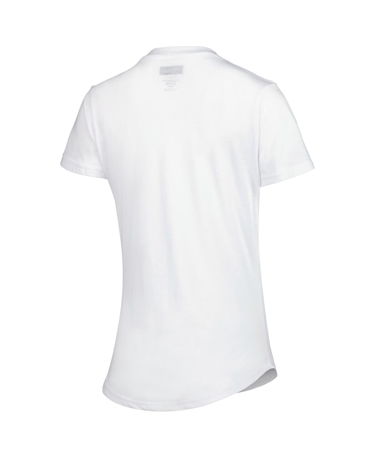 Concepts Sport Women's  White, Charcoal Seattle Seahawks Sonata T-shirt And Leggings Sleep Set In White,charcoal