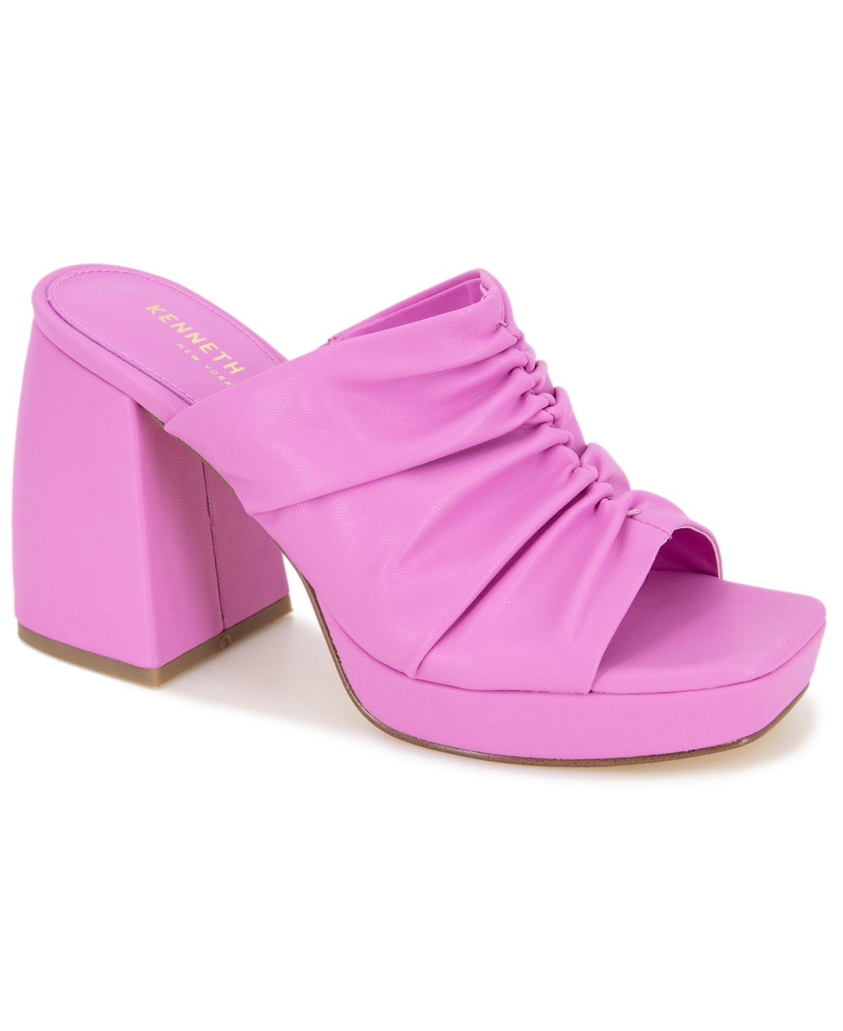 Kenneth Cole New York Women's Anika Platform Mules Women's Shoes In Pink