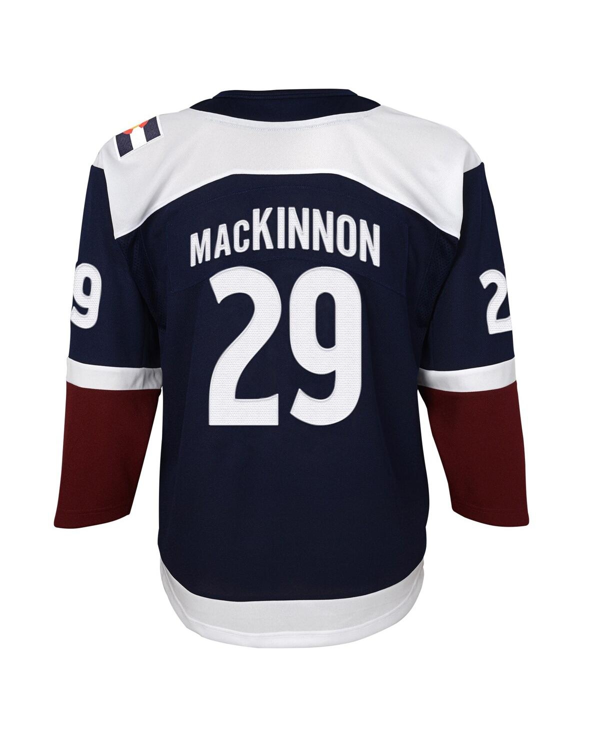 Big Boys Nathan MackinnonColorado Avalanche Alternate Premier Player Jersey - Navy
