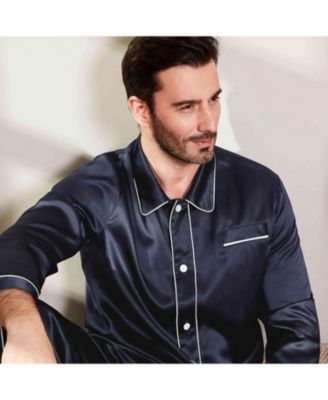 Men's Unique Silk Pajamas Set For Men