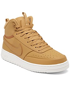 Men's Court Vision Mid Winter Sneaker Boots from Finish Line