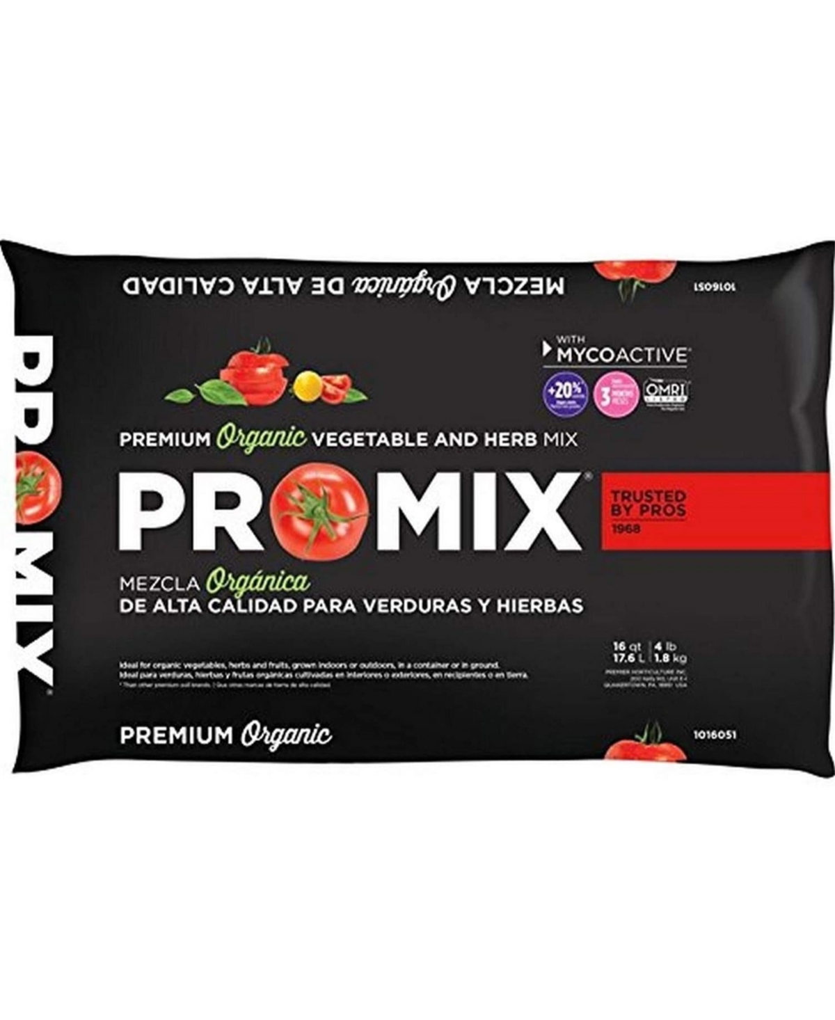 Pro-mix Organic Vegetable & Herb Mix, 16 qt - Multi