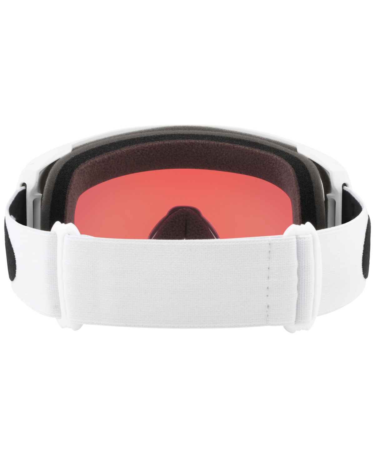 Shop Oakley Unisex Line Miner Snow Goggles In White,prizm Snow Sapphire Iridium