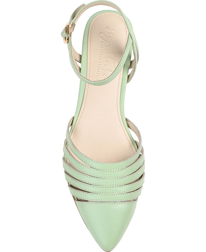 Journee Signature Women's Dexie Pointed Toe Flats - Macy's