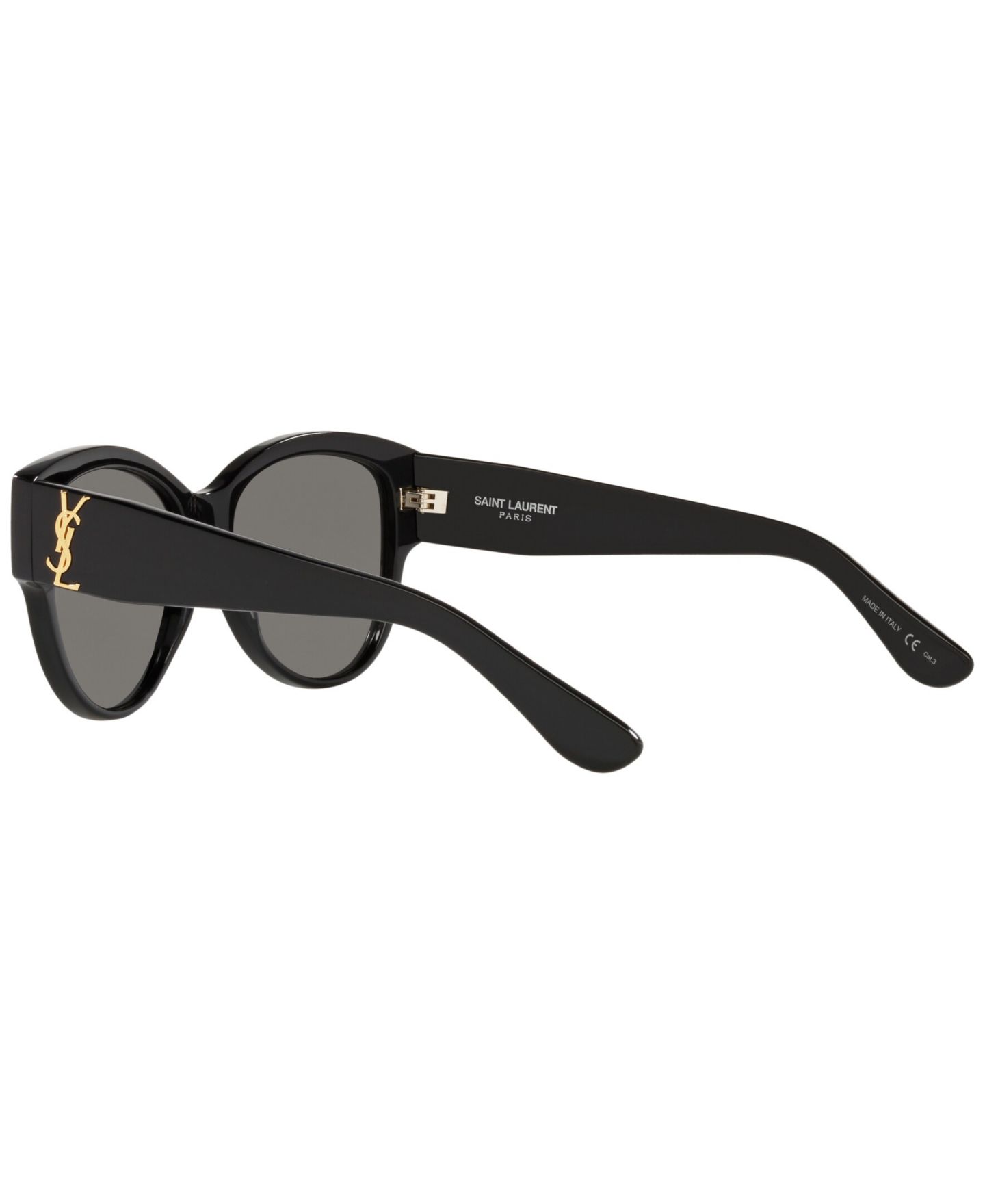 Солнцезащитные очки Saint Laurent Unisex Sunglasses, SL M3, цвет: Чёрный — фото 5
