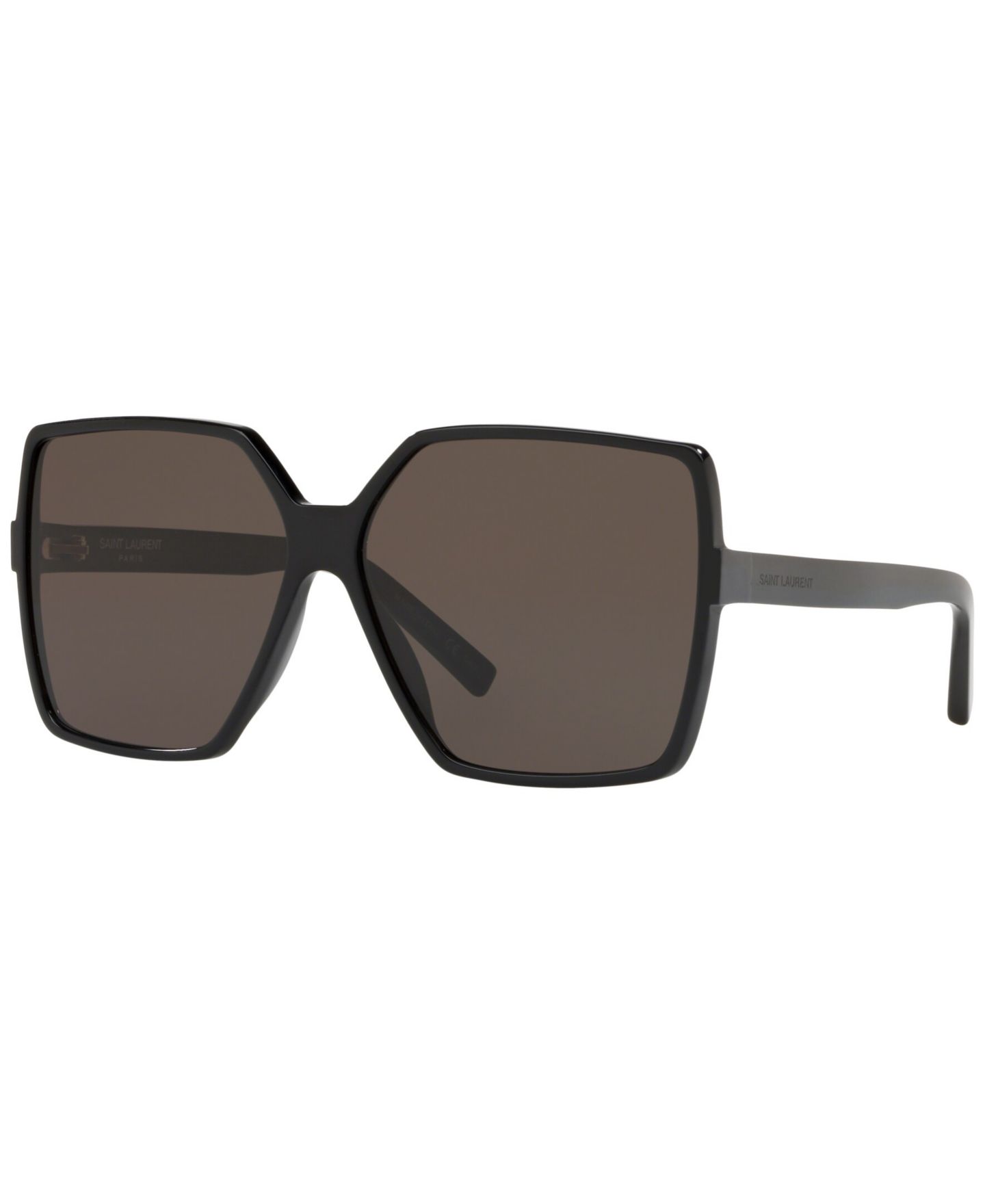 Женские солнцезащитные очки Saint Laurent Sunglasses, SL 232 Betty, цвет: Чёрный блестящий — фото 1