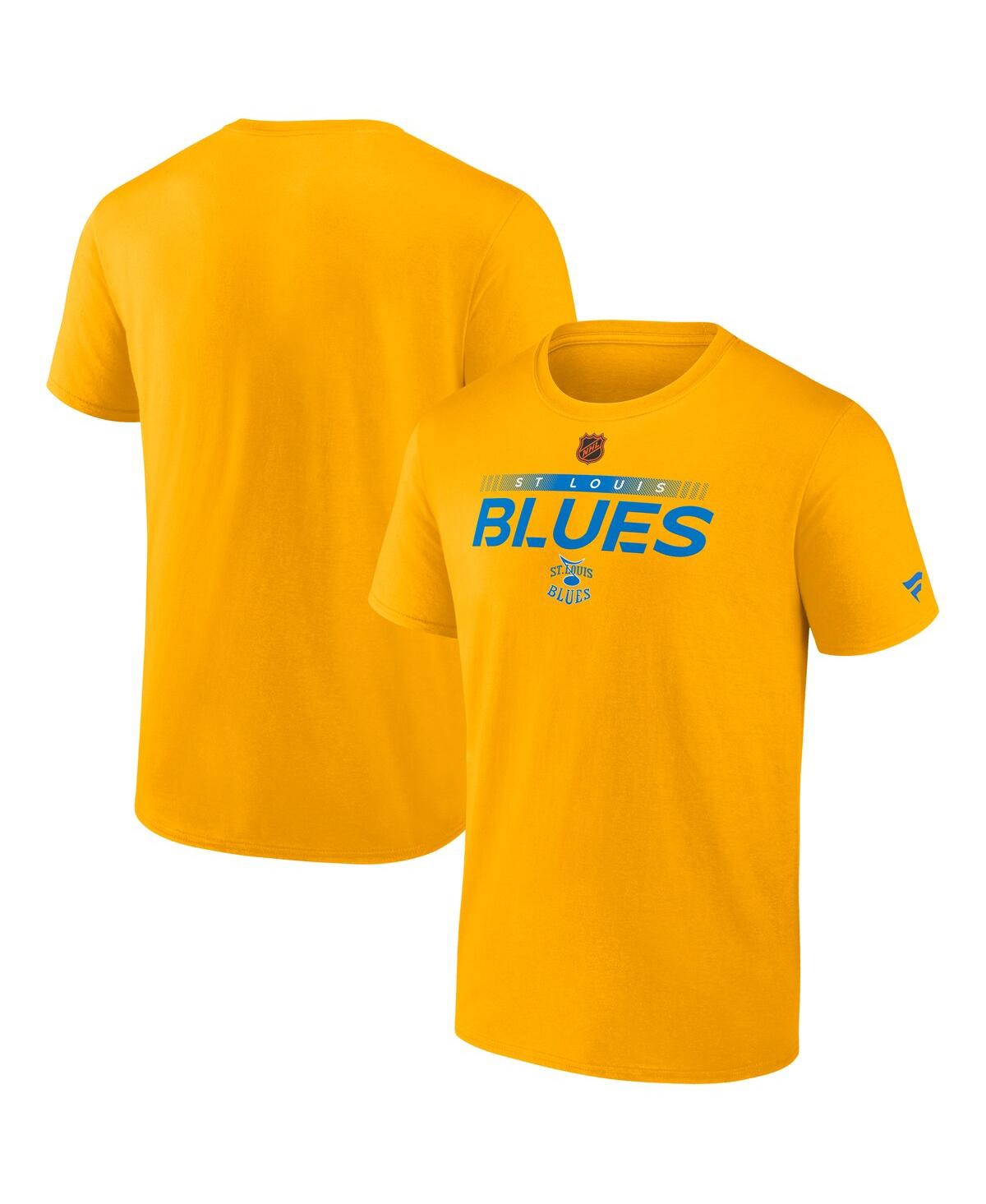 Fanatics Branded Yellow St. Louis Blues Special Edition 2.0 Authentic Pro T-shirt In Yellow