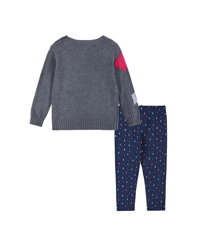 Andy & Evan Infant Girls Lightning Sweater Set - Macy's