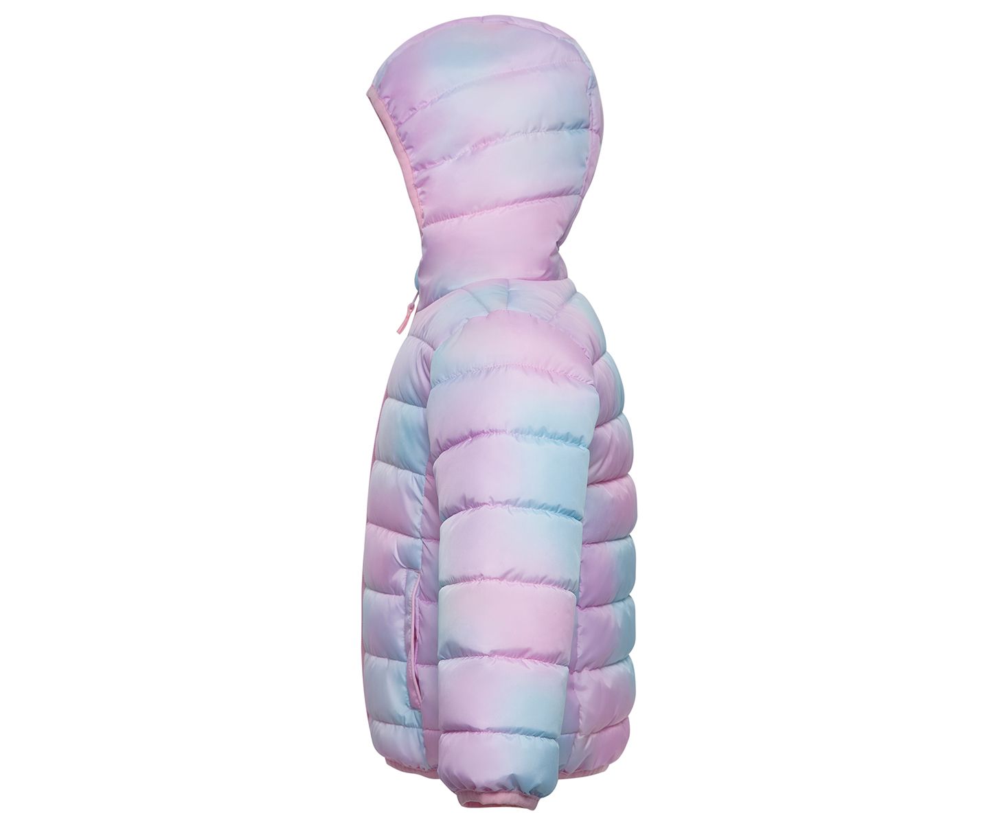 Куртка Rokka&Rolla Lightweight Puffer Jacket 2T-4T для девочек-малышей, цвет: Нежно-розовый — фото 3