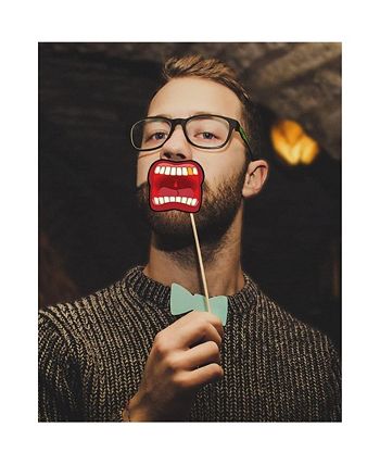 Lot De 24 Accessoires Photomoto Panda - Bâtons Selfie, Décor Fête Anniversaire, Fond Photo Mignon