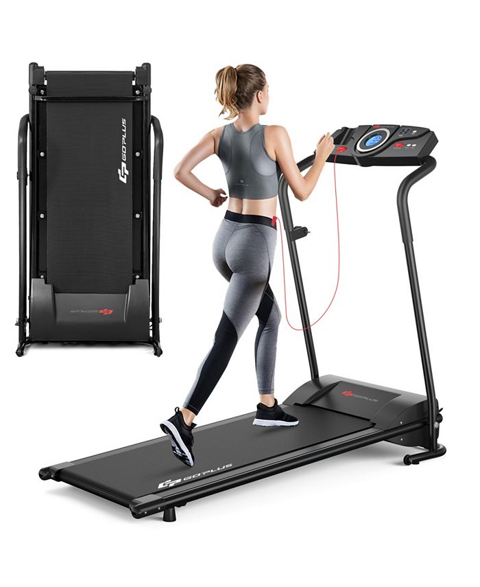 Costway 1HP Electric Treadmill Folding Motorized Power Running Macy's