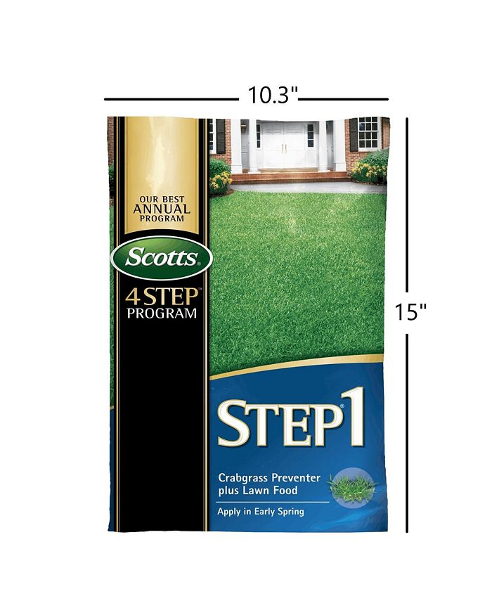 Scotts STEP 1 Crabgrass Preventer Plus Lawn Food, 5,000 Sq. Ft. Macy's