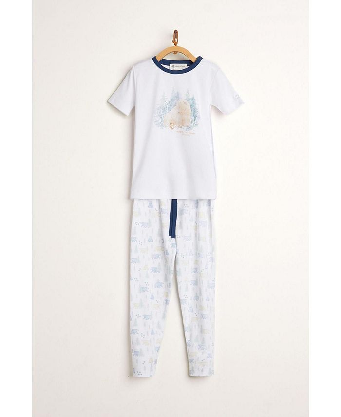 Premium Cotton Pajama Set in Monochrome