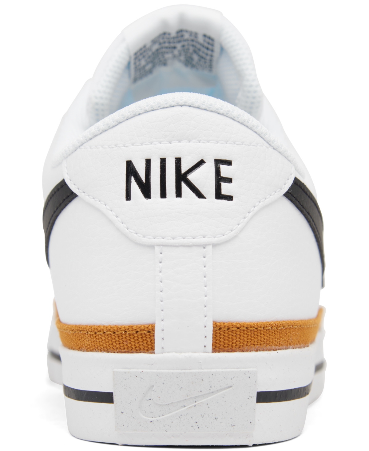 Nike Men's Court Legacy Casual Sneakers from Finish Line - Desert Ochre, Black