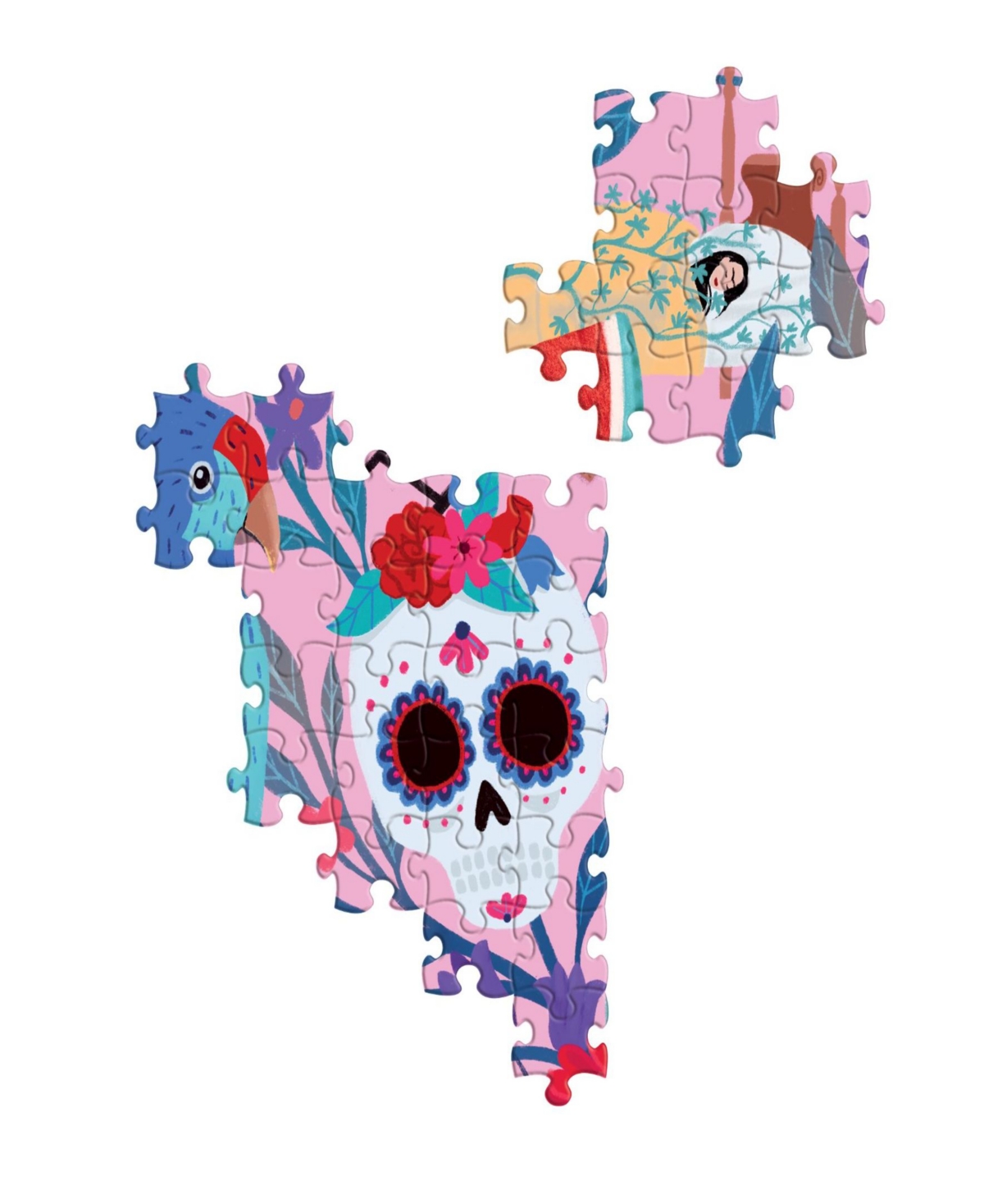 Shop Eeboo Piece And Love Viva La Vida Frida Kahlo 1000 Piece Square Adult Jigsaw Puzzle In Multi