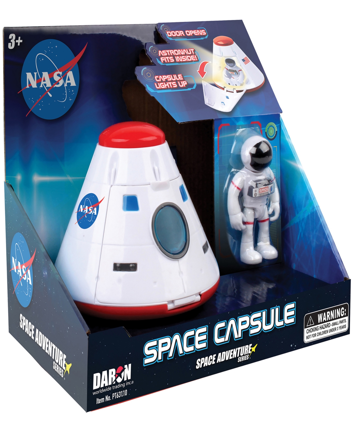 Space Adventure Series Kids' Nasa Adventure Space Capsule Playset In Multi