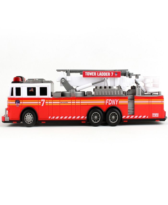 FDNY Radio Control Ladder Fire Truck Lights Sound Daron Worldwide, 11 ...