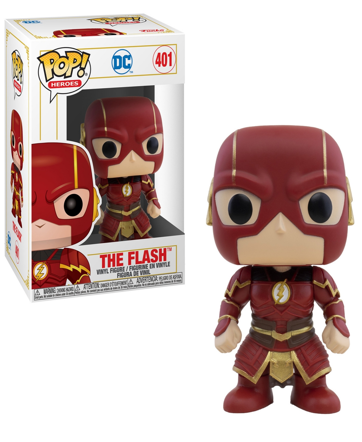 Shop Funko Heroes Pop Marvel Imperial Palace The Flash, Superman And Wonder Woman 3 Piece Collectors Set In Multi