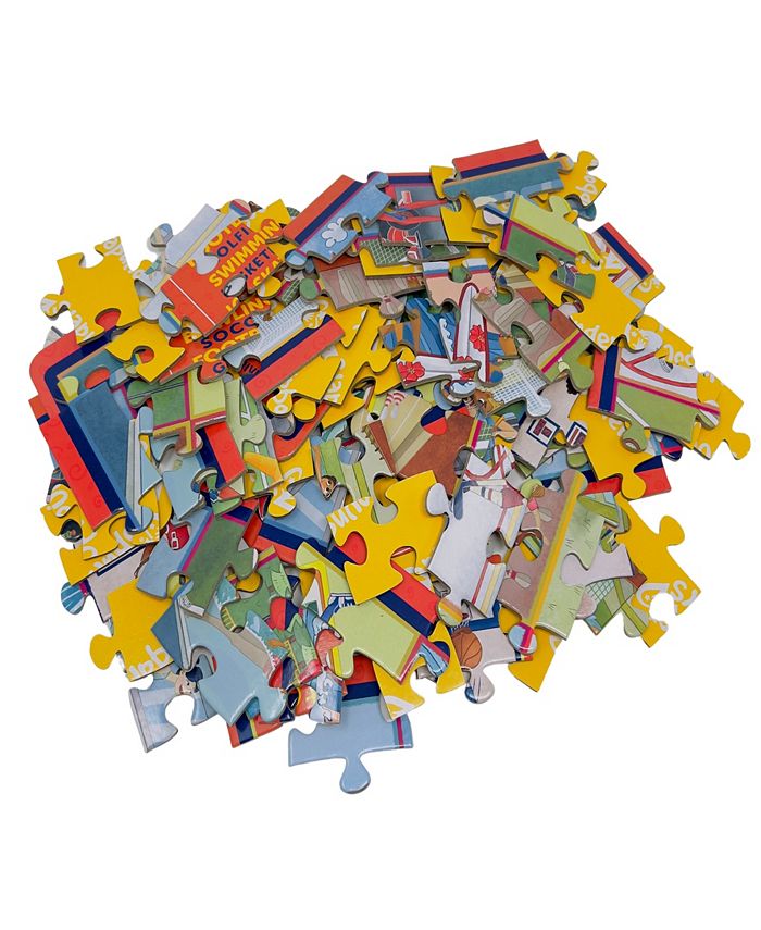 Upbounders Popular Sports 100 Piece Kids Multicultural Puzzle & Reviews