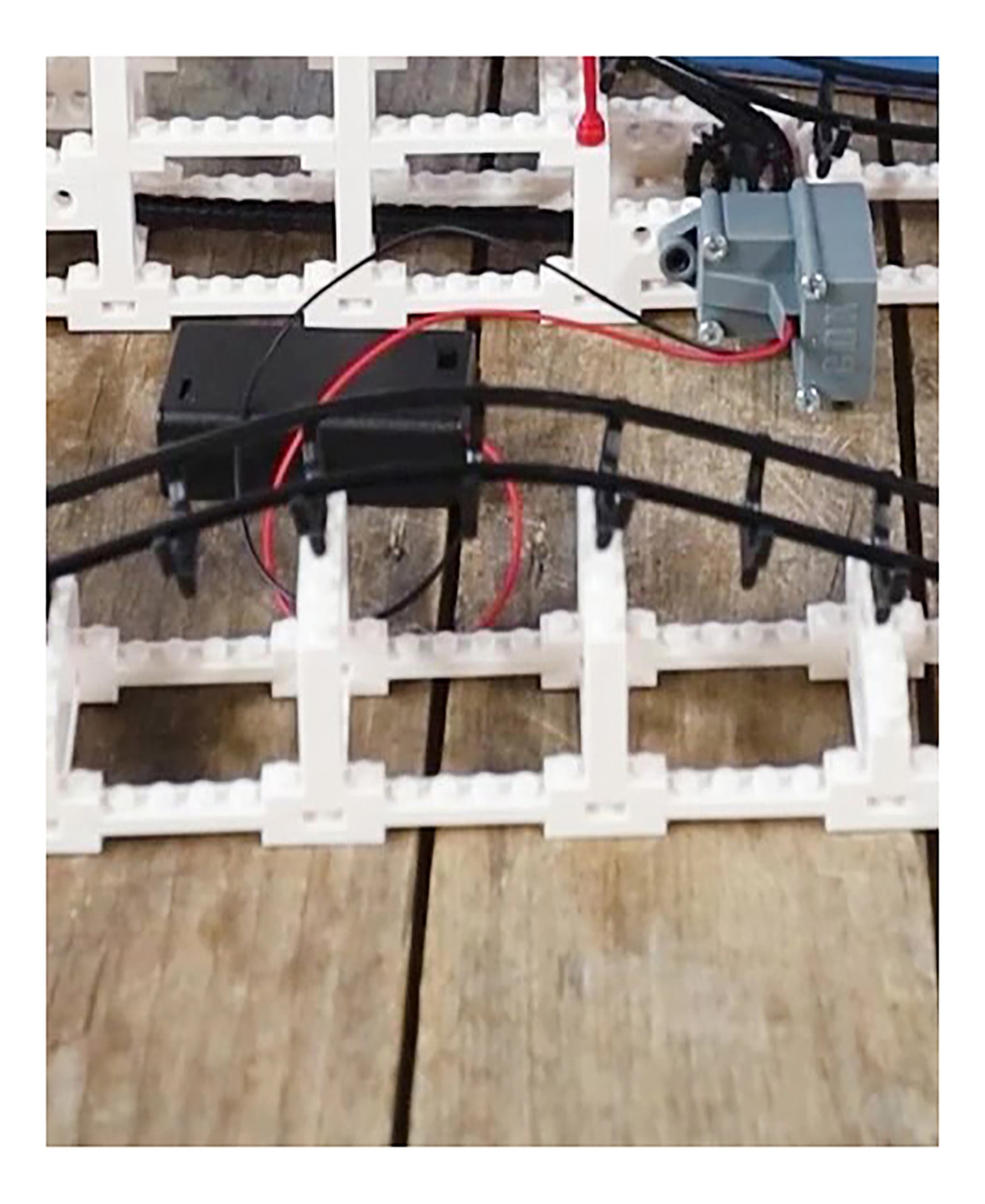 Cdx Blocks Brick Construction Roller Coaster Motor And Power Supply In Multi