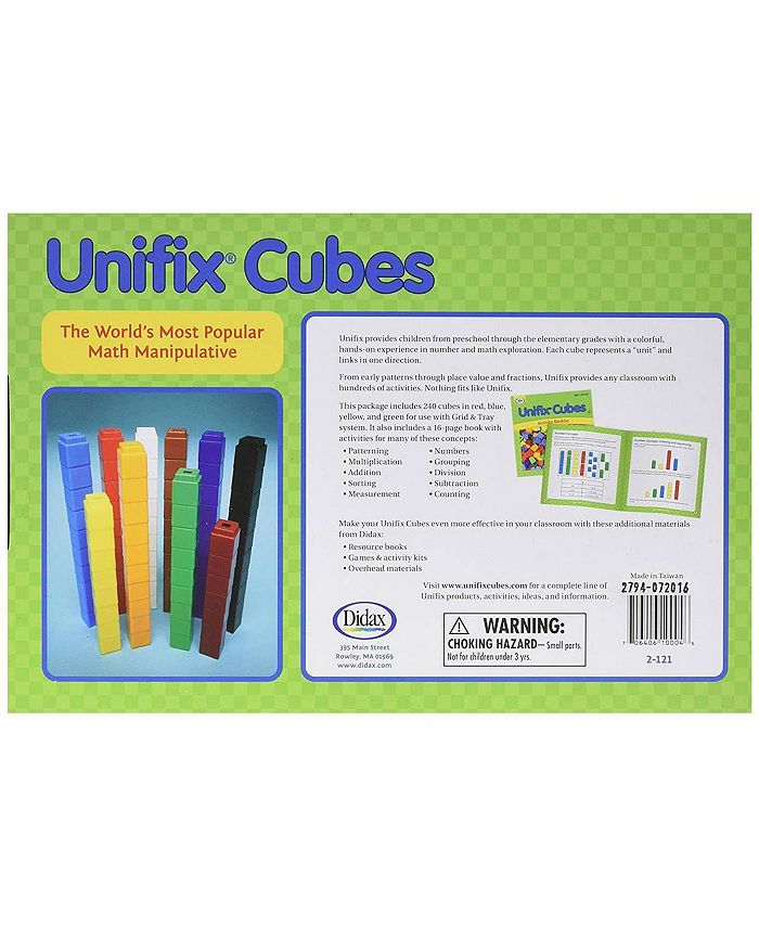 Didax 240 Unifix Cubes & Reviews - All Toys - Macy's