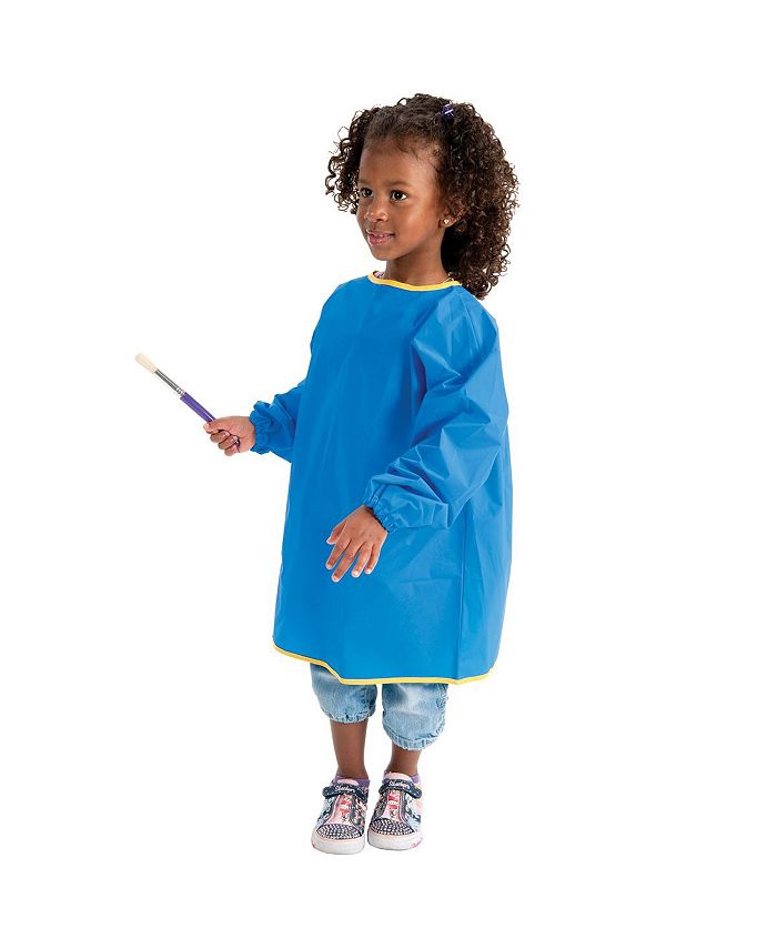 Kaplan Early Learning Dixon Child's Art Apron Long Sleeve Set of 4