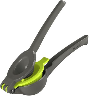 2-in-1 Metal Manual Lemon Squeezer – Sturdy Hand Juicer for Max Extraction