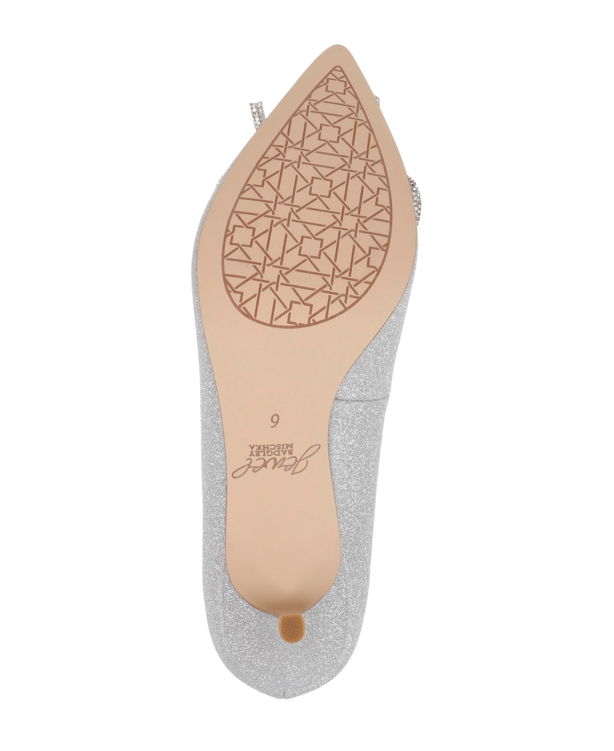 Jewel Badgley Mischka Women's Geranium Rhinestone Bow Kitten Heel Evening Pumps