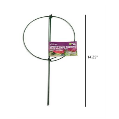 Luster Leaf (#977) Single Flower Support, Green, 24 x 14-In.
