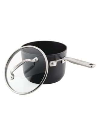 Hard-Anodized 3 Quart Induction Nonstick Saucepan with Lid