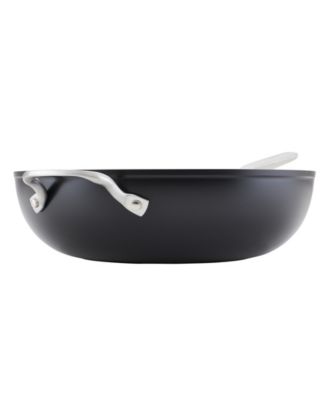 Hard-Anodized Aluminium 12.25" Induction Non-stick Wok with Helper Handle